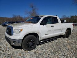 Salvage trucks for sale at West Warren, MA auction: 2010 Toyota Tundra Double Cab SR5