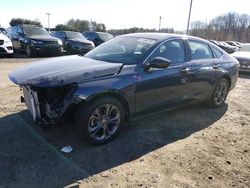 Salvage cars for sale at East Granby, CT auction: 2024 Honda Accord EX