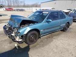 Honda Accord EX salvage cars for sale: 1990 Honda Accord EX