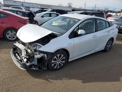 Salvage cars for sale from Copart New Britain, CT: 2021 Toyota Prius LE