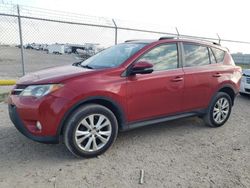 Salvage cars for sale at Houston, TX auction: 2015 Toyota Rav4 Limited