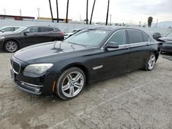 Salvage cars for sale at Van Nuys, CA auction: 2015 BMW 740 LI