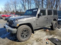 Salvage cars for sale at Candia, NH auction: 2016 Jeep Wrangler Unlimited Sport