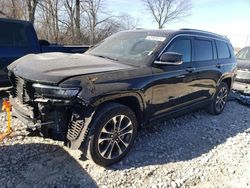 Salvage cars for sale from Copart Cicero, IN: 2021 Jeep Grand Cherokee L Overland