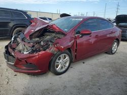 Salvage cars for sale from Copart Haslet, TX: 2018 Chevrolet Cruze LT