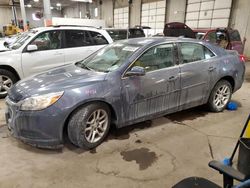 Salvage cars for sale at Ham Lake, MN auction: 2015 Chevrolet Malibu 1LT