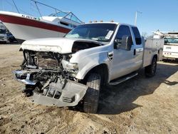 Salvage trucks for sale at Glassboro, NJ auction: 2008 Ford F350 SRW Super Duty