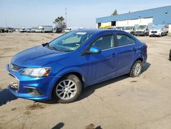 Salvage cars for sale at Woodhaven, MI auction: 2017 Chevrolet Sonic LT