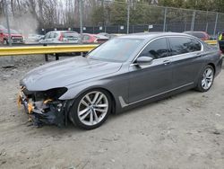 Salvage cars for sale at Waldorf, MD auction: 2016 BMW 750 XI