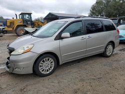 Salvage cars for sale from Copart Midway, FL: 2009 Toyota Sienna XLE