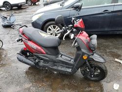 Salvage motorcycles for sale at New Britain, CT auction: 2017 Yamaha YW50 F