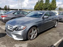 Mercedes-Benz E 300 salvage cars for sale: 2018 Mercedes-Benz E 300