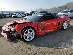 Salvage cars for sale from Copart Colton, CA: 1995 Acura NSX T