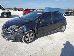 Salvage cars for sale from Copart Arcadia, FL: 2016 Chevrolet Cruze LS