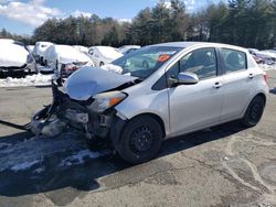 Salvage cars for sale at Exeter, RI auction: 2014 Toyota Yaris