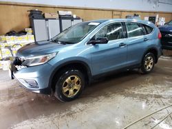 Salvage cars for sale at Kincheloe, MI auction: 2015 Honda CR-V LX