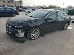 Salvage cars for sale at Wilmer, TX auction: 2018 Chevrolet Malibu LT