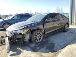 Salvage cars for sale from Copart Duryea, PA: 2017 Ford Fusion SE