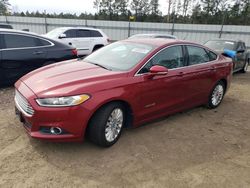 Salvage cars for sale at Harleyville, SC auction: 2013 Ford Fusion SE Hybrid