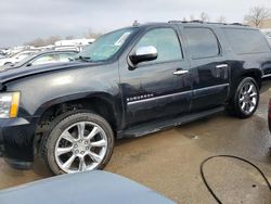 Salvage cars for sale from Copart Bridgeton, MO: 2014 Chevrolet Suburban K1500 LTZ