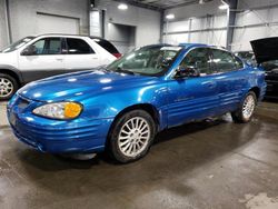 Pontiac Grand AM salvage cars for sale: 2000 Pontiac Grand AM SE2