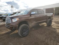 Toyota Tundra Crewmax Limited salvage cars for sale: 2016 Toyota Tundra Crewmax Limited