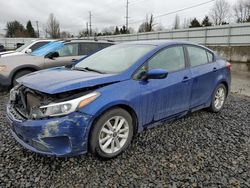 KIA salvage cars for sale: 2017 KIA Forte LX