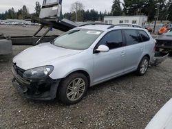 Salvage cars for sale from Copart Graham, WA: 2011 Volkswagen Jetta S