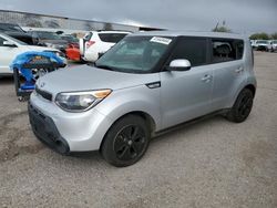 Salvage cars for sale from Copart Tucson, AZ: 2016 KIA Soul