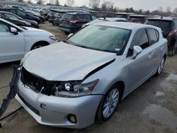 Lexus salvage cars for sale: 2012 Lexus CT 200