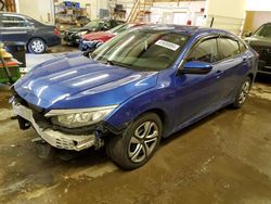 Honda salvage cars for sale: 2016 Honda Civic LX