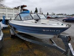 Salvage boats for sale at Woodburn, OR auction: 1986 Sunbird Boat