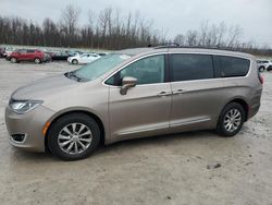 Salvage cars for sale at Leroy, NY auction: 2017 Chrysler Pacifica Touring L