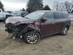 KIA Sorento LX salvage cars for sale: 2018 KIA Sorento LX