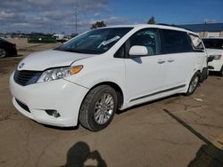 Salvage cars for sale from Copart Woodhaven, MI: 2014 Toyota Sienna XLE