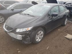 Honda Civic lx salvage cars for sale: 2015 Honda Civic LX