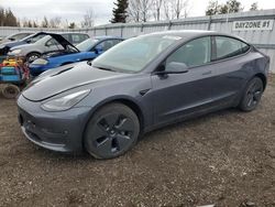 Salvage cars for sale from Copart Bowmanville, ON: 2023 Tesla Model 3
