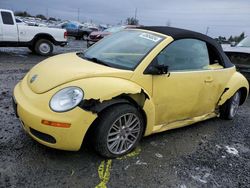 Volkswagen salvage cars for sale: 2007 Volkswagen New Beetle Convertible Option Package 1