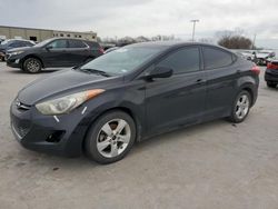 Salvage cars for sale at Wilmer, TX auction: 2013 Hyundai Elantra GLS