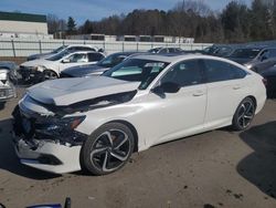 Salvage cars for sale from Copart Assonet, MA: 2022 Honda Accord Sport