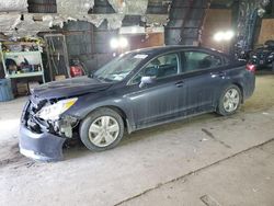 Salvage cars for sale from Copart Albany, NY: 2015 Subaru Legacy 2.5I