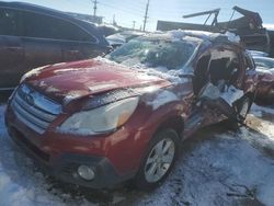Salvage cars for sale from Copart Colorado Springs, CO: 2014 Subaru Outback 2.5I Premium