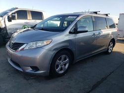 Toyota Sienna LE salvage cars for sale: 2011 Toyota Sienna LE