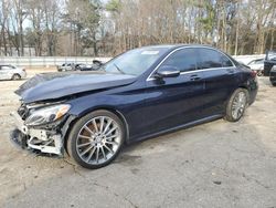 Salvage cars for sale from Copart Austell, GA: 2016 Mercedes-Benz C300