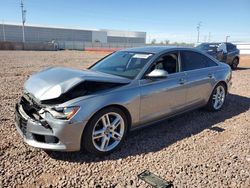 Salvage cars for sale from Copart Phoenix, AZ: 2015 Audi A6 Premium Plus