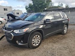 Salvage cars for sale from Copart Opa Locka, FL: 2019 Chevrolet Traverse LT