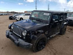 Vehiculos salvage en venta de Copart Colorado Springs, CO: 2016 Jeep Wrangler Unlimited Sahara