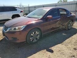 Salvage cars for sale at Houston, TX auction: 2015 Honda Accord LX