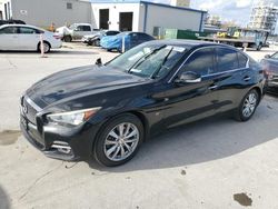 Salvage cars for sale from Copart New Orleans, LA: 2015 Infiniti Q50 Base