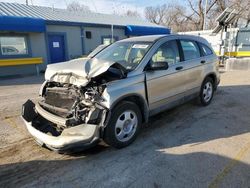 Salvage cars for sale from Copart Wichita, KS: 2008 Honda CR-V LX